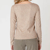 Bennie Boatneck Textured Top