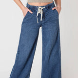 Promise Wide Leg Knit Denim Pant