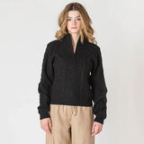 Becca 1/2 Zip Cable Knit Sweater