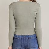 Sonja Scalloped Sweater Top