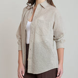 Olli Oversized Textured Shirt