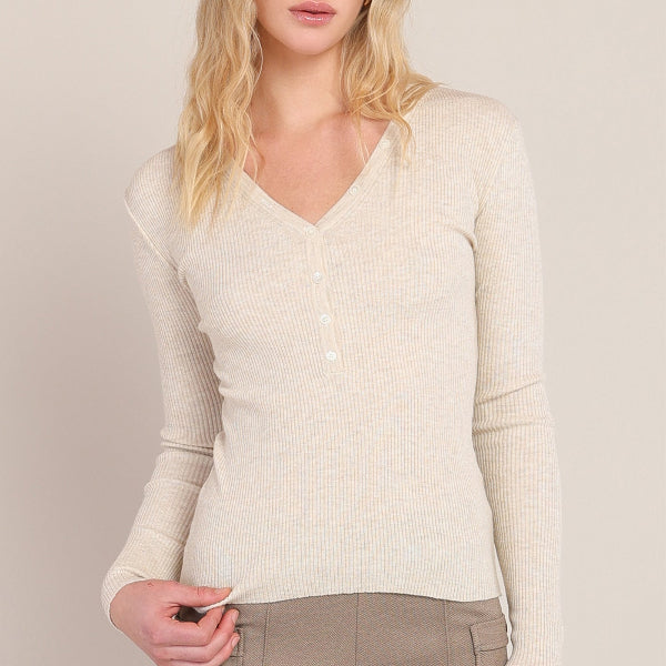 Raylyn Ribbed Sweater Top