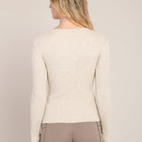Raylyn Ribbed Sweater Top
