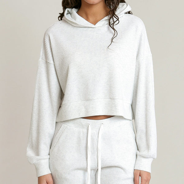 Baya Soft Ribbed Hoodie
