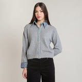 Dory Denim Trim Sweater