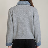 Dory Denim Trim Sweater