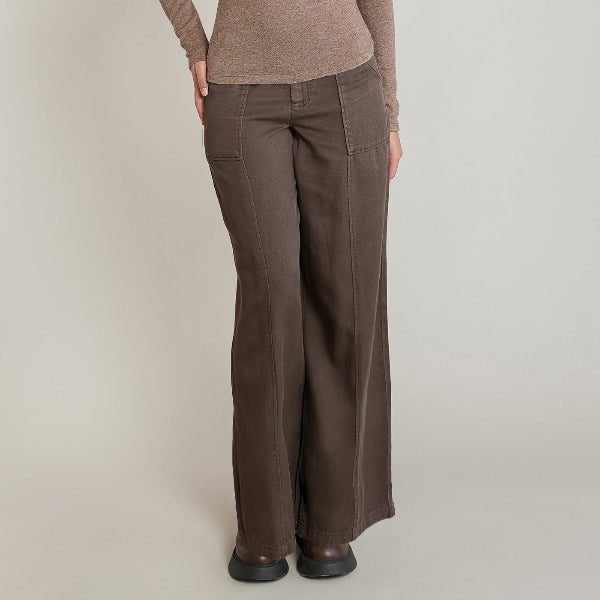 Chaya Twill Wide Leg Pant