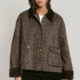 Lennon Leopard Denim Jacket