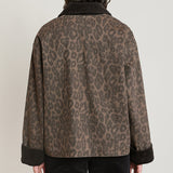 Lennon Leopard Denim Jacket