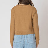 Easy Crewneck Cardigan