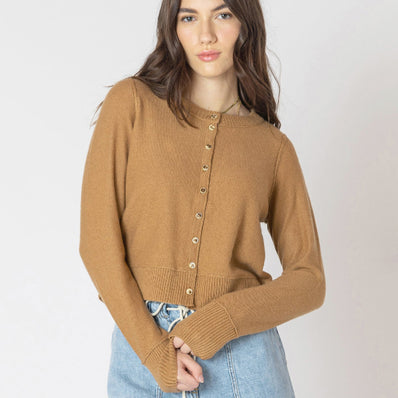 Easy Crewneck Cardigan