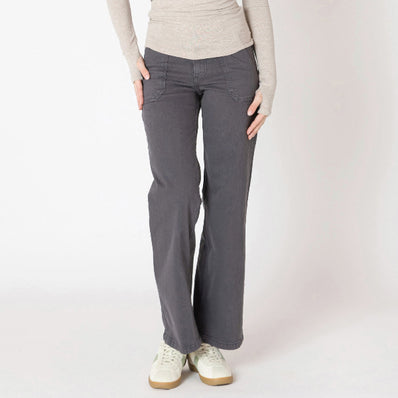 Sybil Straight Leg Twill Pant