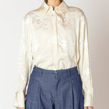 Flora Jacquard Blouse