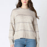 Sydney Sequin Stripe Sweater
