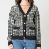 Esme Tweed Texture Cardigan