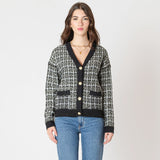 Esme Tweed Texture Cardigan