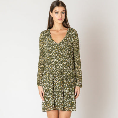 Tammi Pleated A-Line Dress