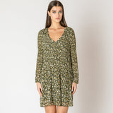 Tammi Pleated A-Line Dress