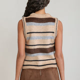 Vivian Stripe Sweater Vest