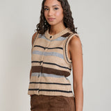 Vivian Stripe Sweater Vest