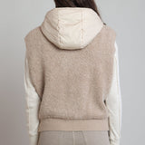 Benni Hooded Boucle Vest