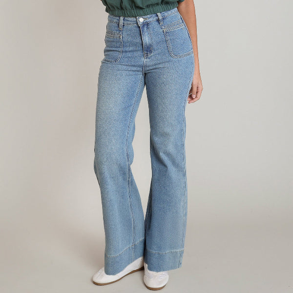 Kobe Mid-Waist Denim