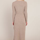 Kayda Knot Waist Long Dress