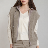 Benni Hooded Boucle Vest