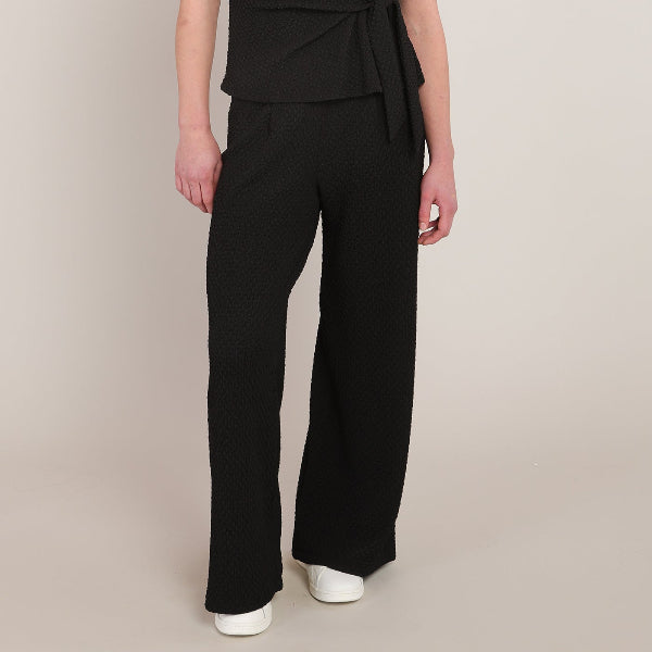 Tyler Textured Wide Leg Pant