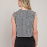 Skyler Cable Knit Vest