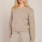 Faith Flower Embroidered Sweater