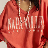 Venice V-Neck Graphic