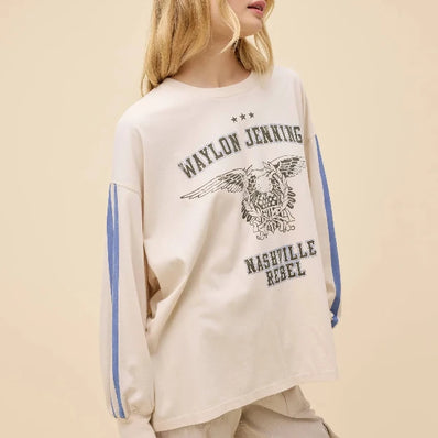 Waylon Jennings Nashville Rebel L/S