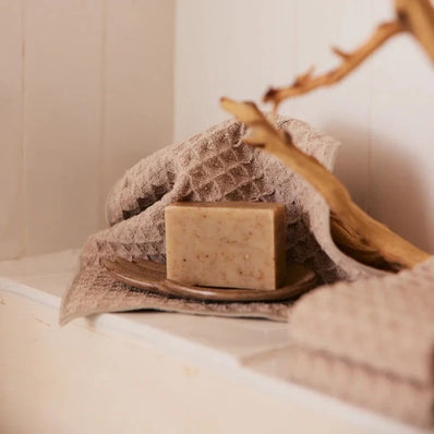 Geometry Waffle Washcloth Set