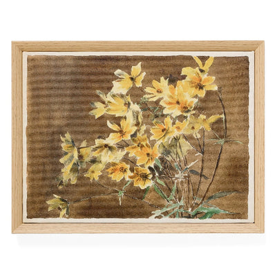 Yellow Flower Framed Canvas Art
