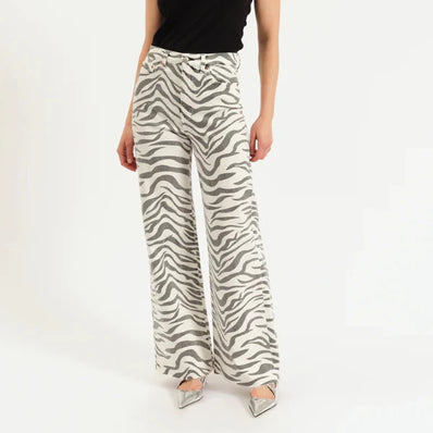 Far Out Zebra Wide Leg