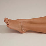 Pause Recycled Ankle Chain