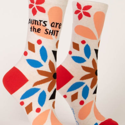 Aunts Are The Shit Women's Crew Socks