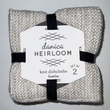 Knit Dish Cloth Duo
