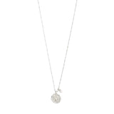 Breathe Crystal Coin Necklace