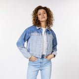 Camille Contrast Denim Jacket