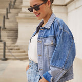 Camille Contrast Denim Jacket