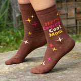 Here Comes Cool Mom Crew Socks