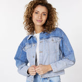 Camille Contrast Denim Jacket