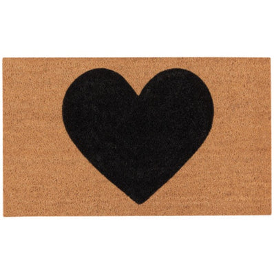 Heart Coir Doormat