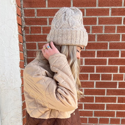 Cable Knit Beanie