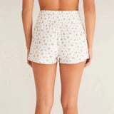 Ditsy Floral Silky Pointelle Shorts