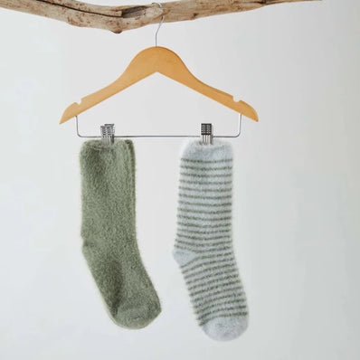 Long Fur Sock 2-Pack