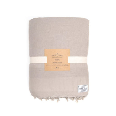 Shore Washed Waffle Throw