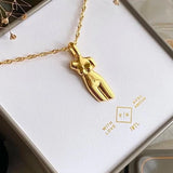 Beauvoir Female Torso Pendant Necklace